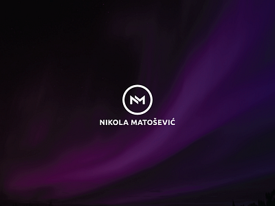 Nikola Matošević - NM monogram brand identity letters logo m mark monogram n people person personal symbol