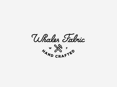 Whales Fabric #1 australia hand crafted hand lettering handmade heritage lettering ligature logo logo design logo designer logotype logotype design script font typeface vintage