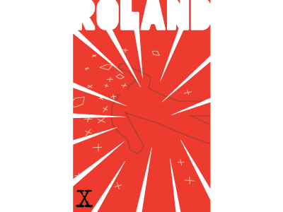 X-Files Roland Poster aliens files mulder mystery poster red roland scully x x files x files