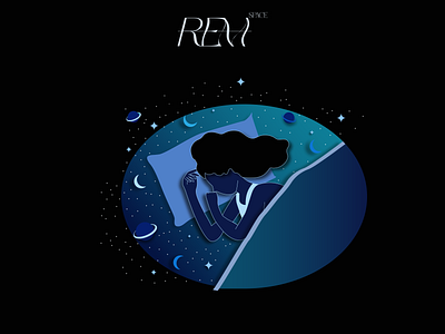 REM space adobe illustrator brand identity branding design graphic design illustration