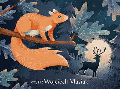Perri - Felix Salten audiobook cover audiobook book book cover childrens book cover digital illustration