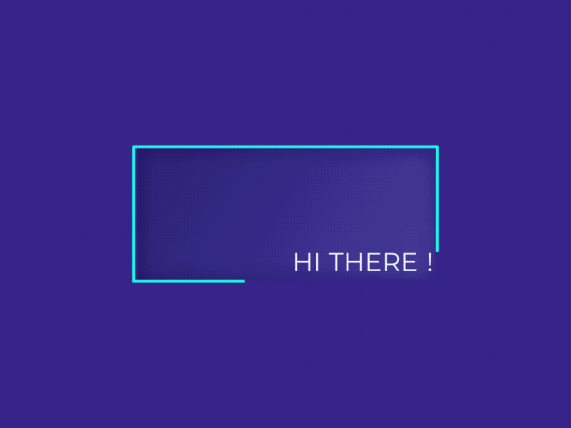 Hi There ! animation motion design shapes sphere square