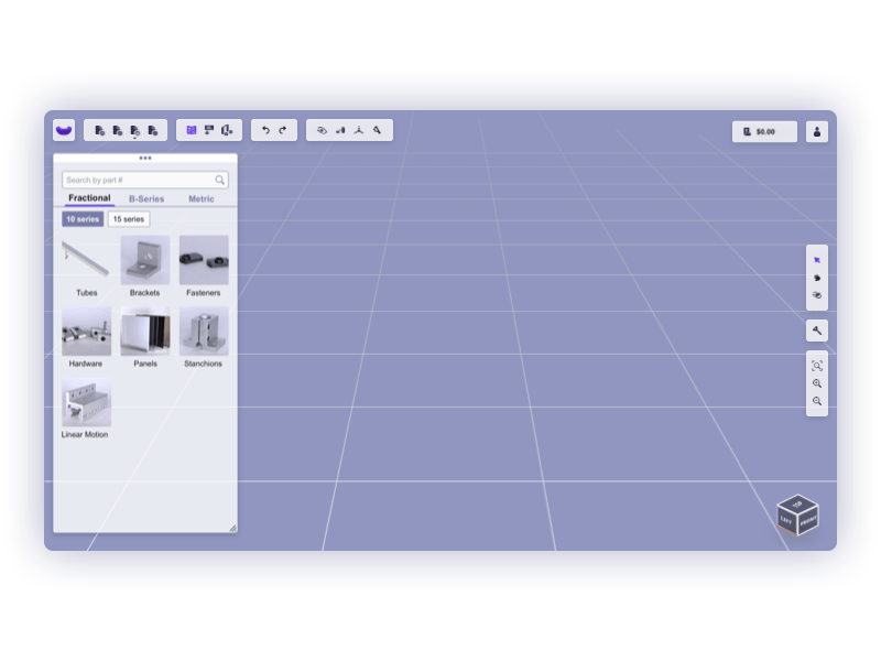OTUBE - 3D Constructions Editor 3d editor 3d tool adaptive interface animation app app design design ui ux web web app