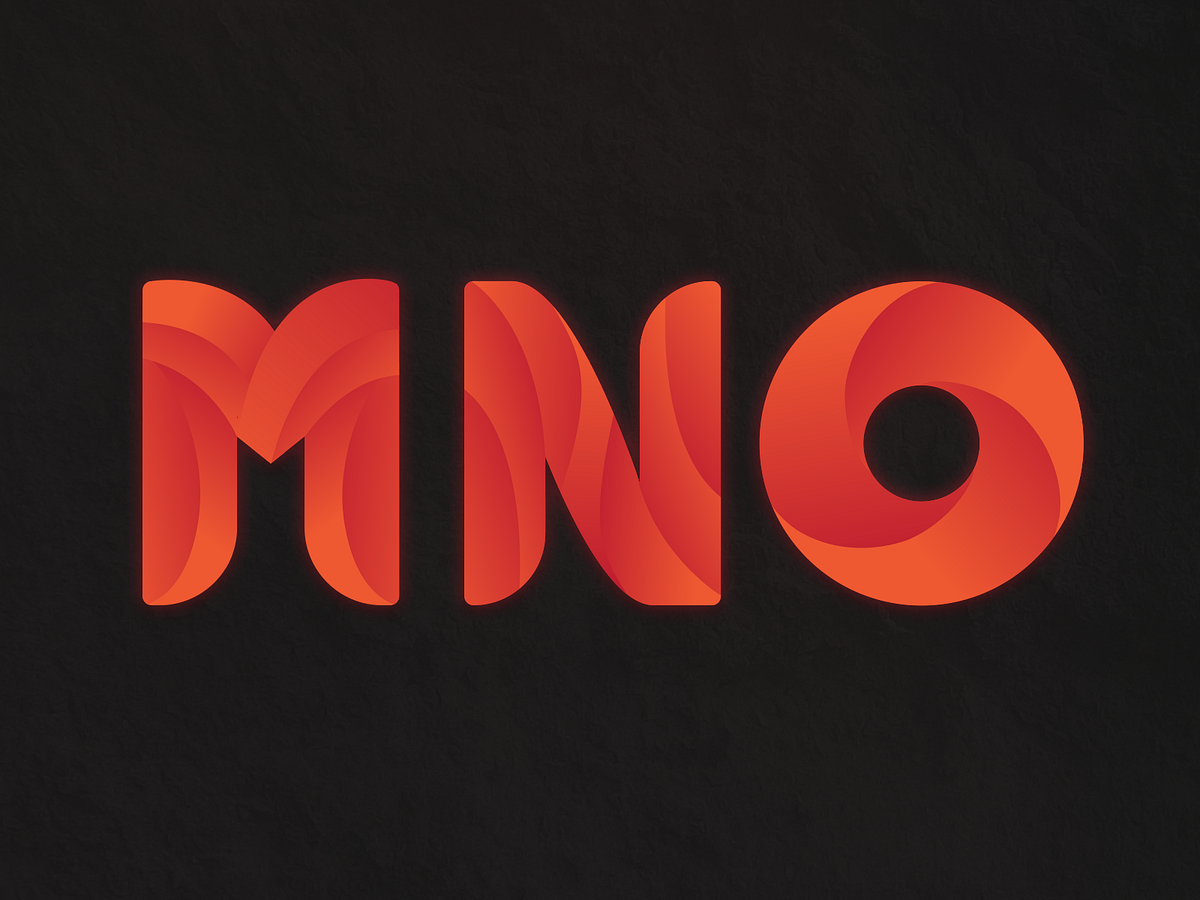 Alphabet Design - MNO by Jaroslav Benus on Dribbble