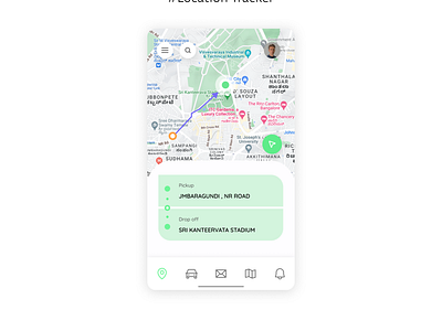 location tracker app dailyui design graphic design illustration ui