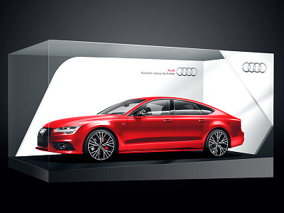 Audi Box Branding Scetch audi box branding car quattro rs7 sportback