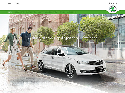 Škoda Rapid Spaceback microsite microsite rapid skoda spaceback