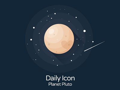 Pluto icon illustration pluto vector