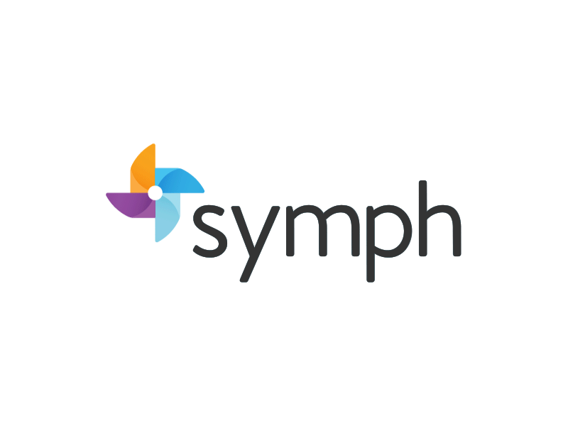 Symph Logo Animation ai animation logo pinwheel redesign symph
