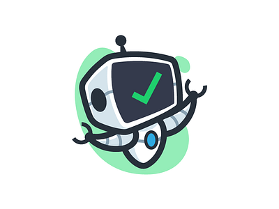 Correct Chum ai bot illustration mascot robot
