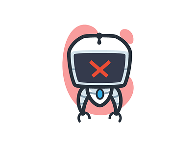 Error Chum ai bot illustration mascot robot