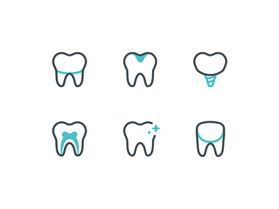 Dental Treatment Icons