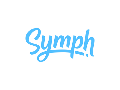 New Symph Logo branding ident logo rebrand rebranding script typography vector