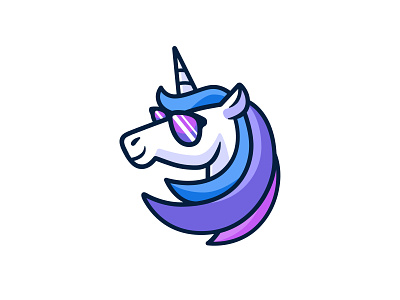 Alex the Unicorn agency alex designer icon illustration mark mascot team unicorn
