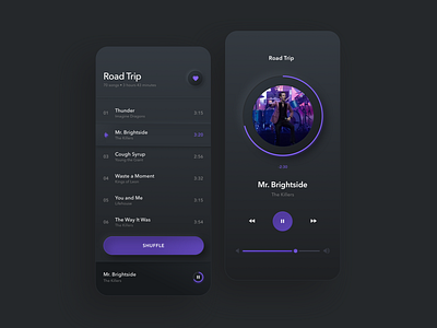 Neumorphic Music App by Reizel Franz on Dribbble