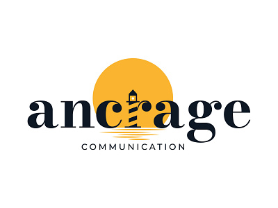 Logo Ancrage branding graphic design logo