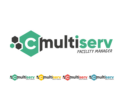 Cmultiserv branding design graphic design logo vector