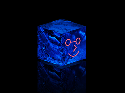 2020 02 25 23 31 46 blender blue clean cube flat icon illustration logo wantline
