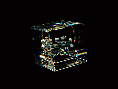 Future 3d animation 3d art blender cube future glass prism rendering