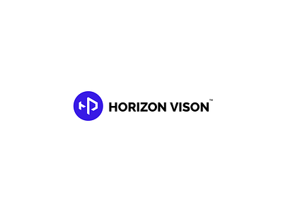 Horizon Vison branding flat icon illustration logo logotype typeface vector