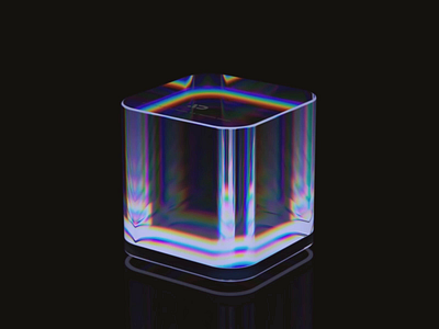 AI Design Branding 3d aidesign animation asiainfo blender caustics crystal cube wantline