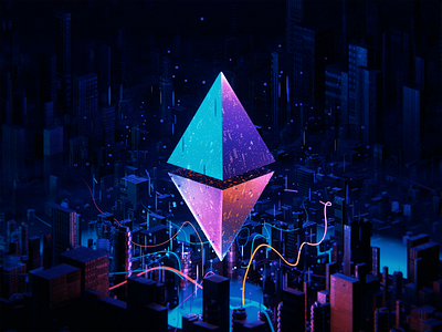 ETH100-#033 3d 3dart abstract adventure blender eth ethereum illustration nft nfts vuesax wantline