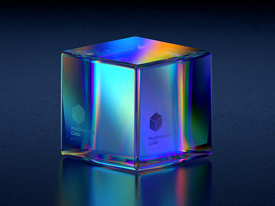 Multivariate Cube #327 3d abstract animation blender branding cube icon illustration motion graphics multivariate nft wantline
