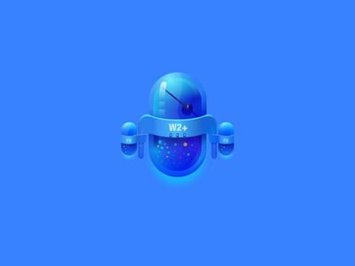 W2+ Aerocraft aerocraft flat glass graphic icon icondesign illustration robot roket sketch w2