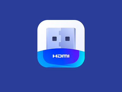 HDMI-icon connector hdmi icon port usb wantline