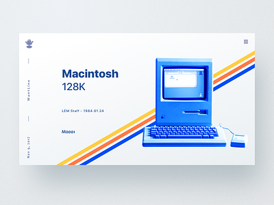Macintosh blue clean computer mac macintosh plate ui wantline web
