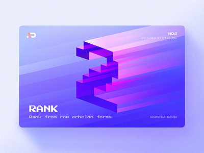 Rank 03-02 app blue clean colorful design flat icon illustration sketch two ui ux wantline web