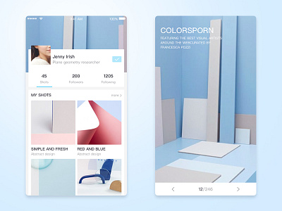 daily UI_37 app clean design interface ios mobile photo screen social ui ux