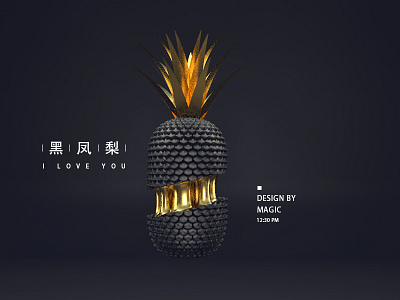 daily UI_76- Black pineapple