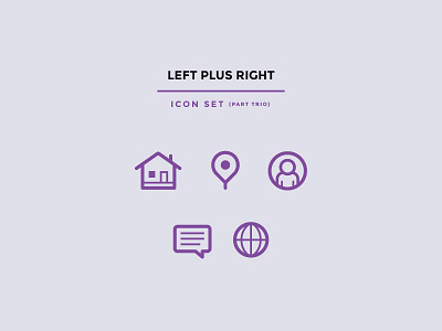 Lr Icon Set part trio (revised) avatar home icon set pin speech world