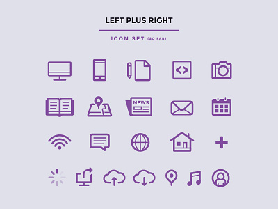 Lr Icon Set (thus far) avatar book camera code icons map mobile music news note