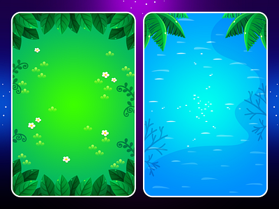 Marble Game: Background Ingame background desert forest game game art game design game ui game uiux ice illustration match3 mobile design mobile ui ocean sand sea snow tree ui uidesign