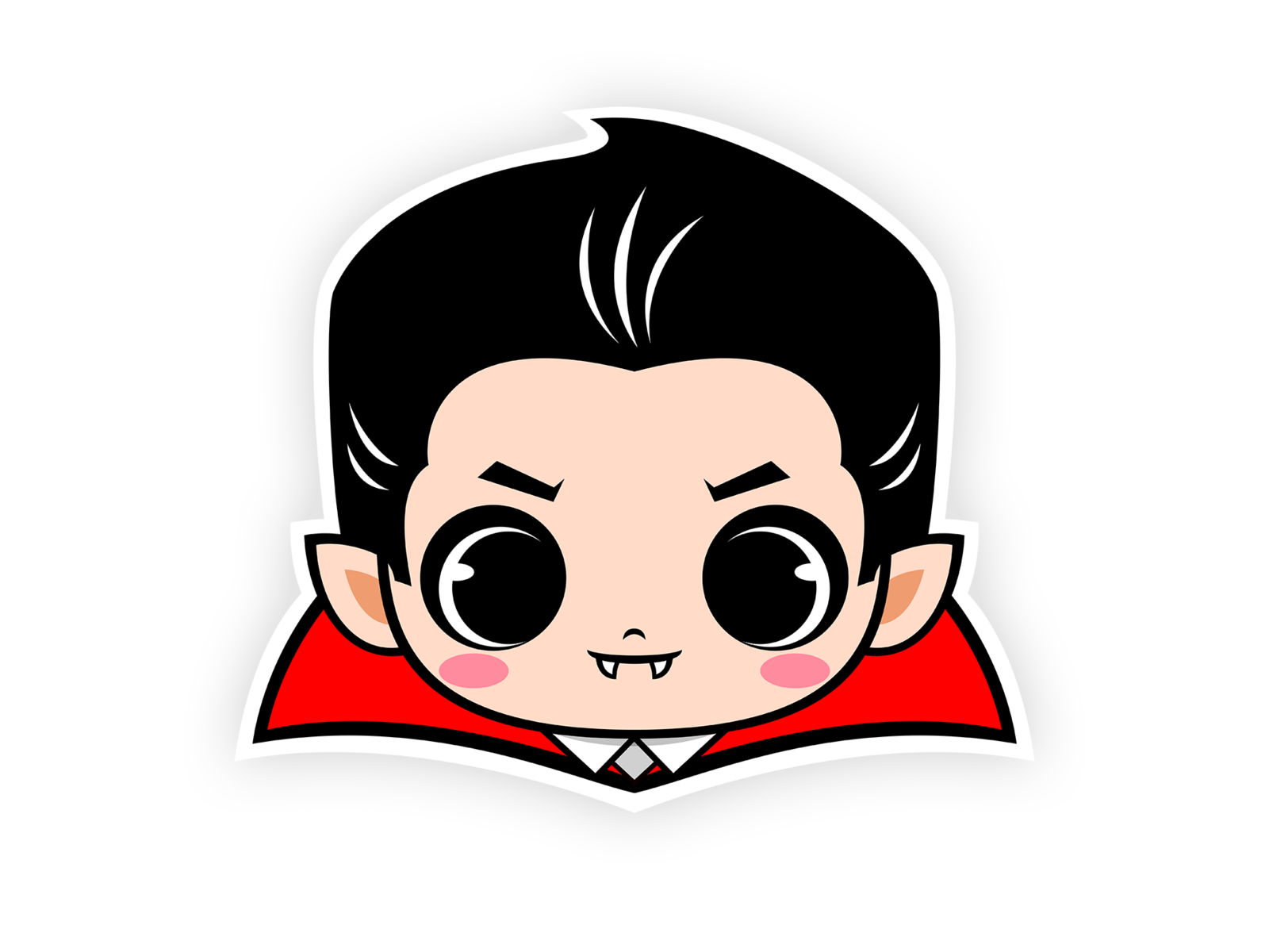 Cute Count Dracula Sticker by Alien3287 on Dribbble