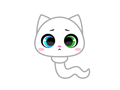 Weekly Warm Up No 4: My Animal Icon animal baby cartoon cat character cute cat icon illustration kitty sperm weekly challenge weekly warm up
