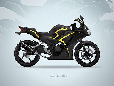 Vector Illustration of my bike