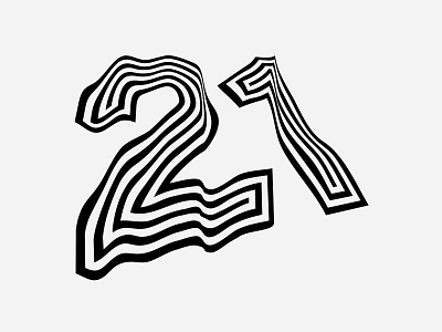 21 plus design icon illustration illustrator logo vector