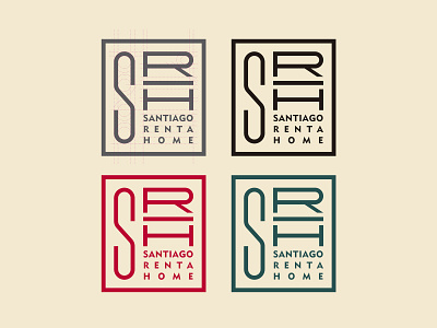 Srh branding clean design flat icon identity illustration illustrator logo minimal type typography ux vector