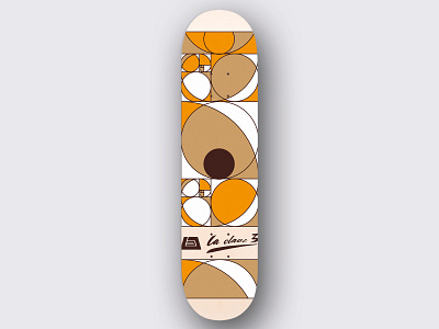 LaClave3 Skateboard design illustration skate deck