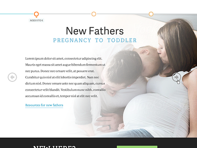 Resources for Dads (See attachment) dad family father homepage web design website