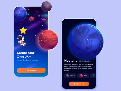 Planet App UI/UX Design