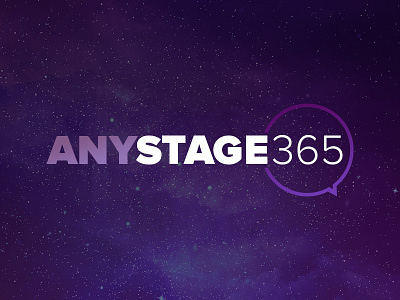 AnyStage365 Logo anystage365 bold design galaxy illustration live logo logodesign music typography