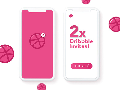 2x Dribbble Invites attendance minimalism mobile design user experience user interface
