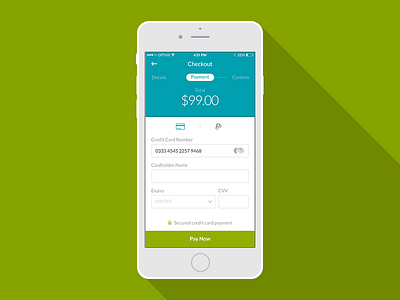 Daily UI 002 - Credit Card Checkout