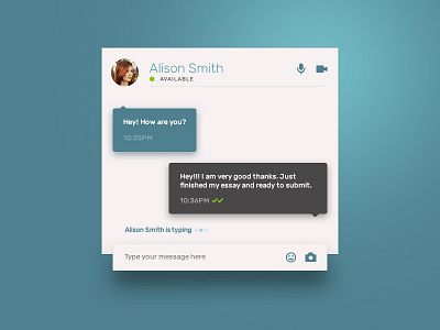 Daily UI #013 Direct Messaging 013 daily direct messaging messaging messenger ui