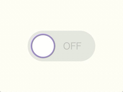 On/Off Switch - Daily UI #015 015 animation daily dailyui onoff switch ui