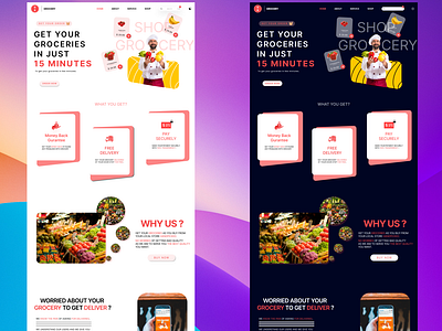 Grocery Landing Page